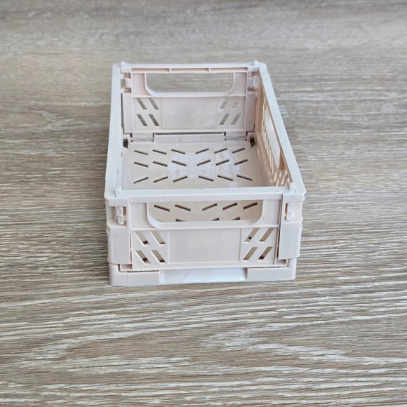 Stackable Folding Storage Crate for Organization – Small, Collapsible Crate - Picture 11 of 17